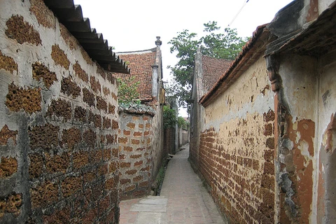 Un coin de l'ancien village de Duong Lam. Photo : Internet